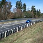 Subaru Impreza WRX kämpft sich über den Nürburgring