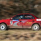 Subaru Imprza von den Kleinwächters bei der Taunusrallye 2008