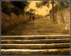 subiendo escaleras