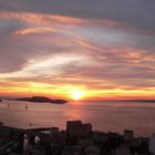 SUBLIME COUCHER DE SOLEIL SUR MARSEILLE