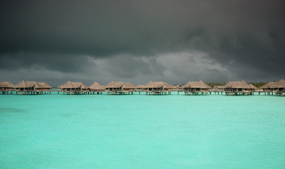 Suboptimales Wetter auf Bora Bora