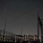 Substation at night 