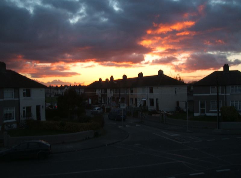 Suburban Skies in Dublin