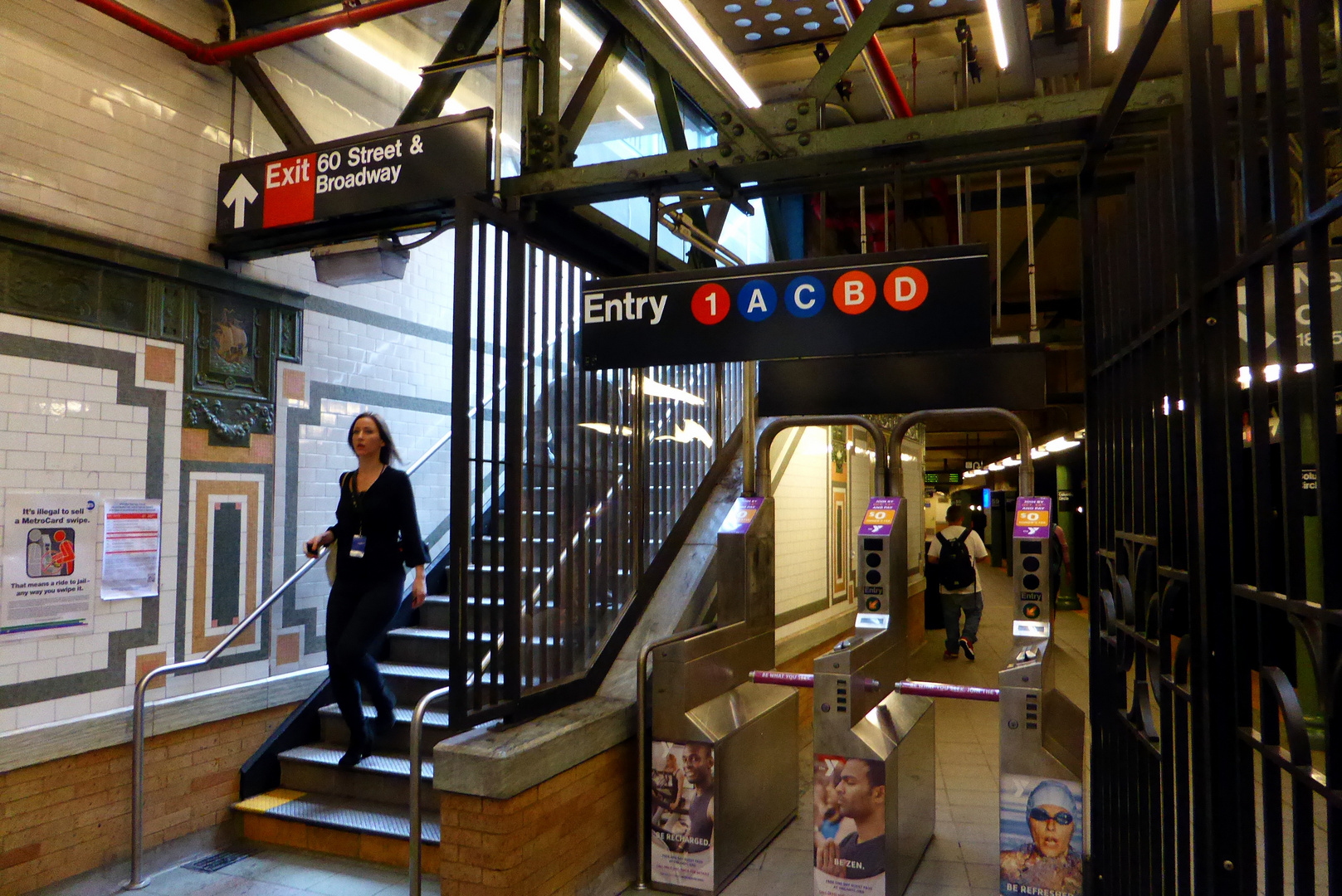 Subway Eingang am Columbus Circle