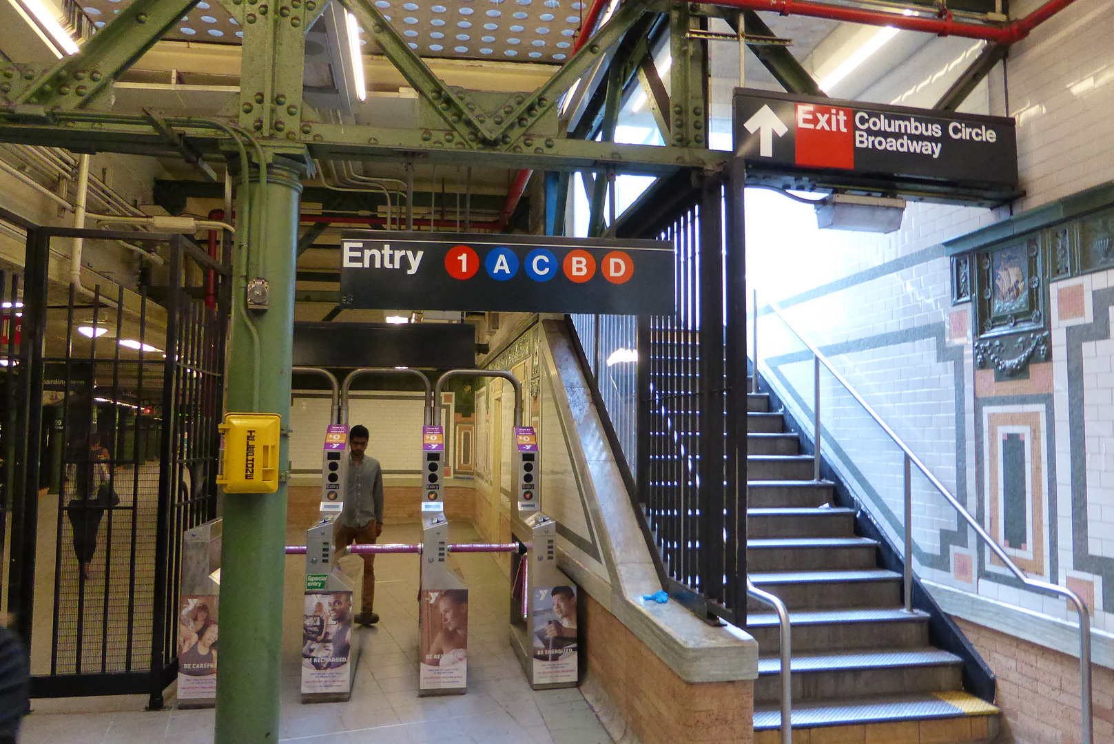 Subway Eingang am Columbus Circle 2