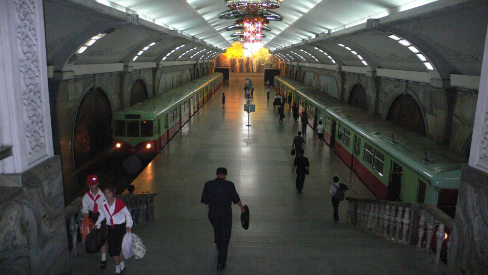 Subway in Pyongyang