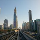 Subway line Dubai