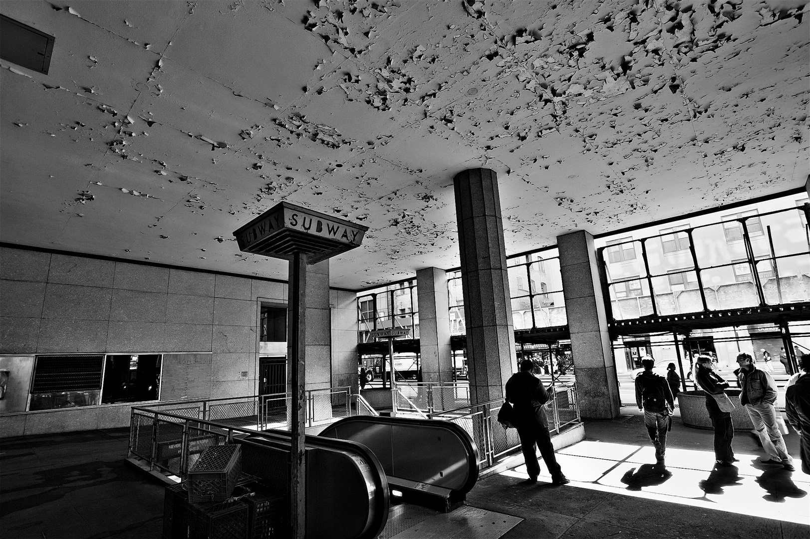 Subway station in Brooklyn 