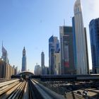 Subway view Dubai