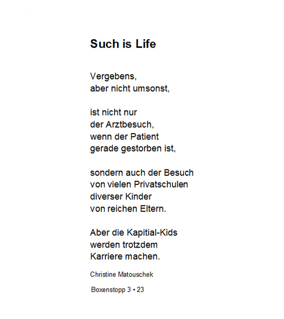Such is Life BS 3 - 23