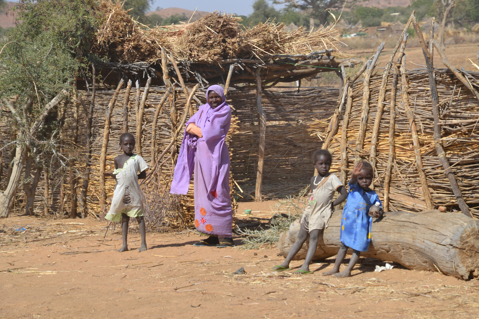 Sudanesische Familie 1