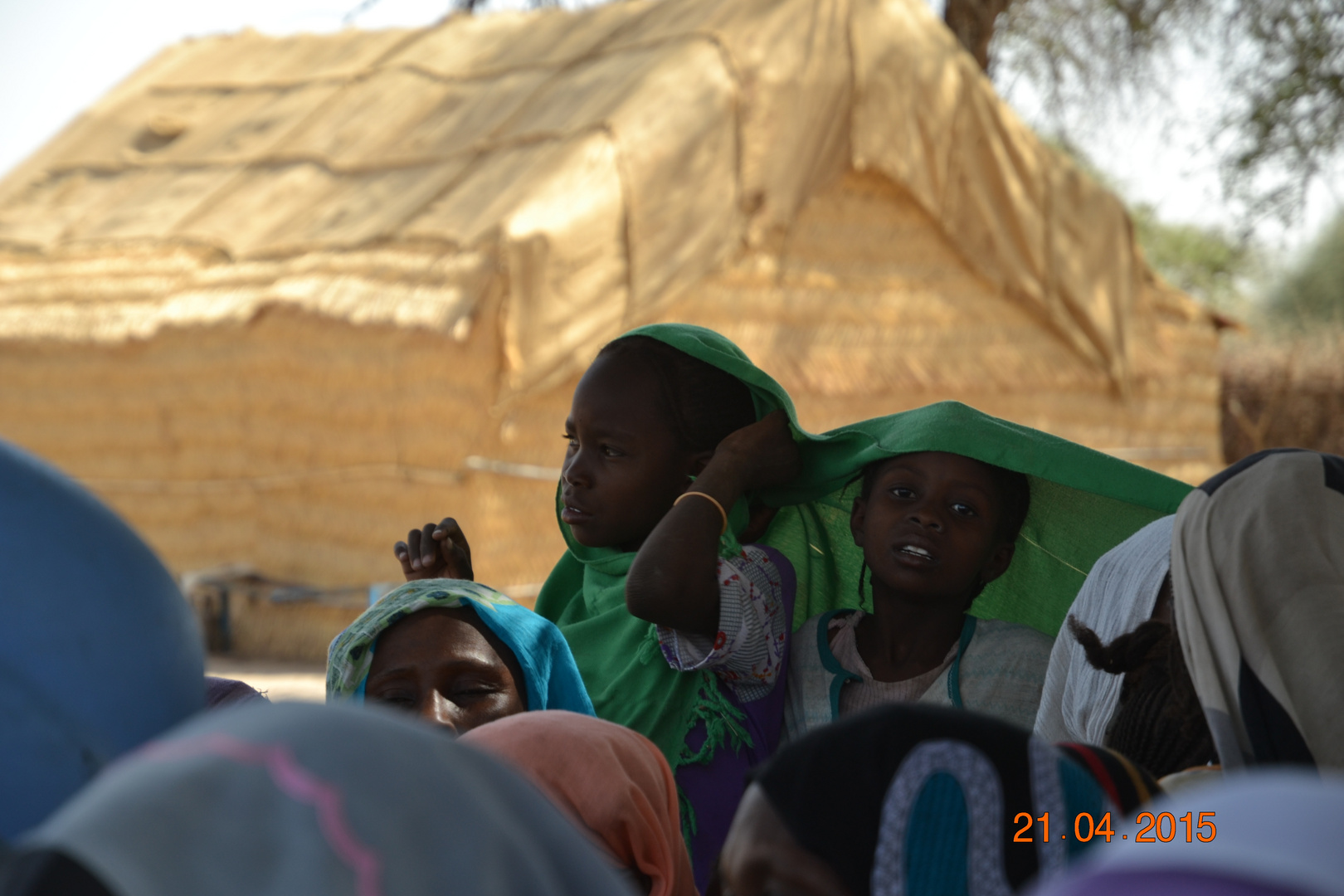 Sudanesische Mädchen in Ostdarfur