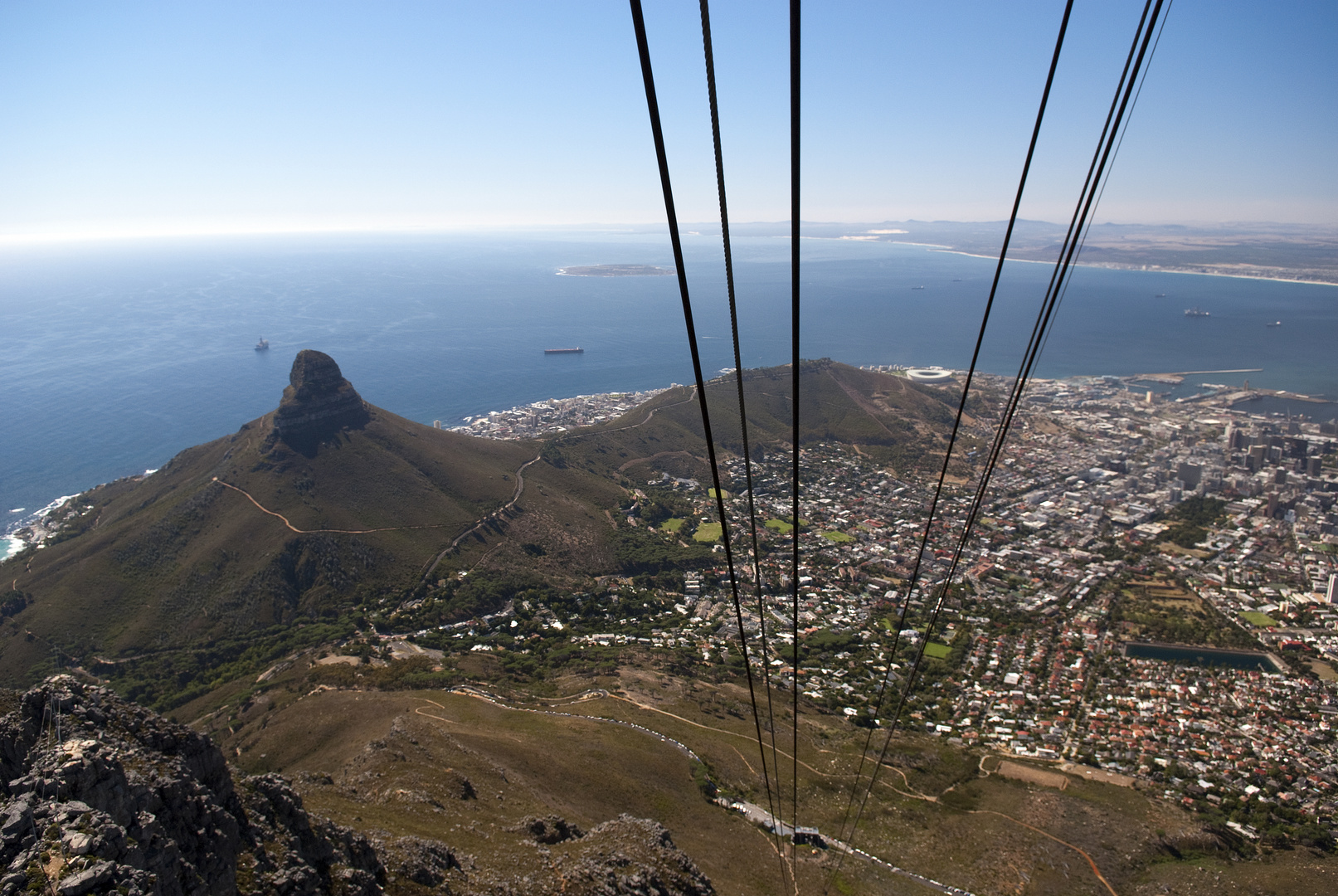 Südafrika: Blick auf Kapstadt