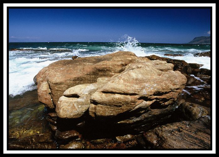 Südafrika das Meer und der Stein