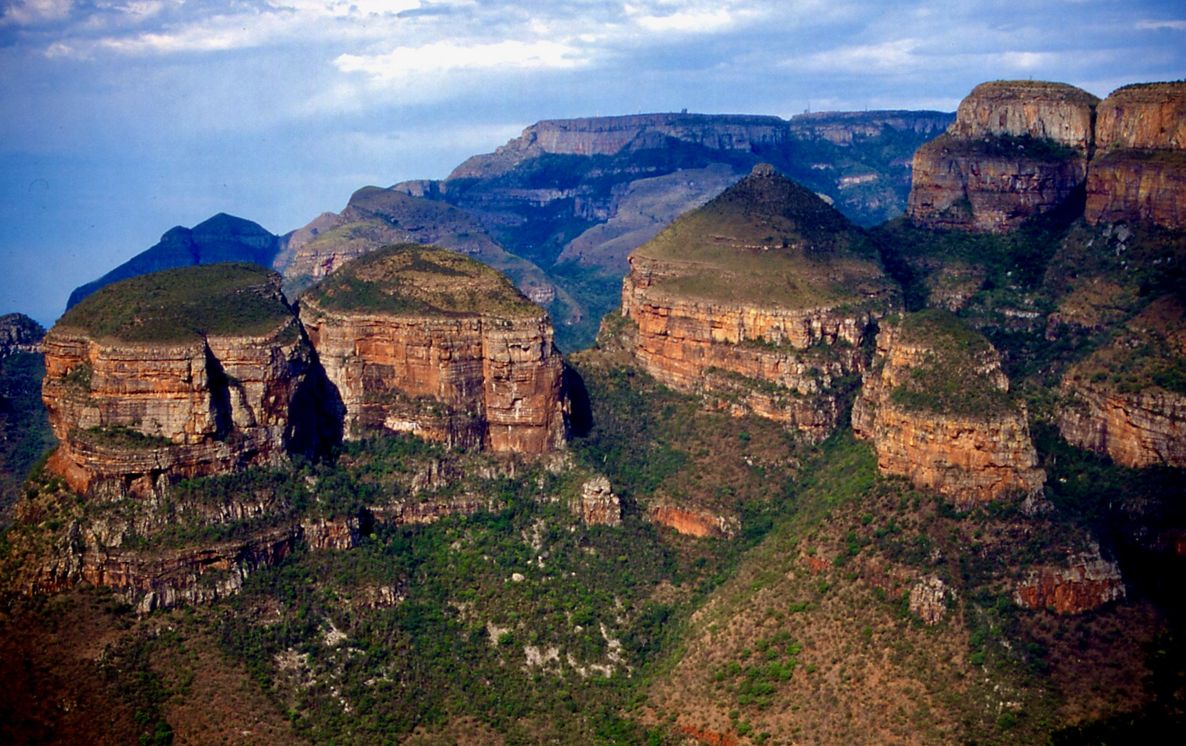 Südafrika: The Three Rondavels, Blyderiver 