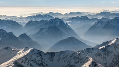 SÜDALPEN - AUSBLICK VON DEN LIENZER DOLOMITEN ZUR ADRIA