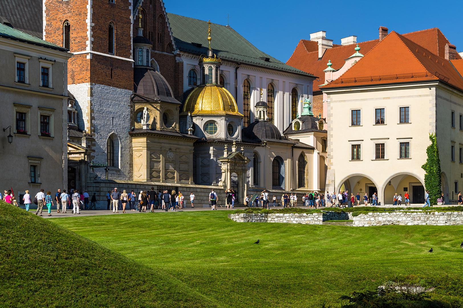 Südansicht der Wawel-Kathedrale