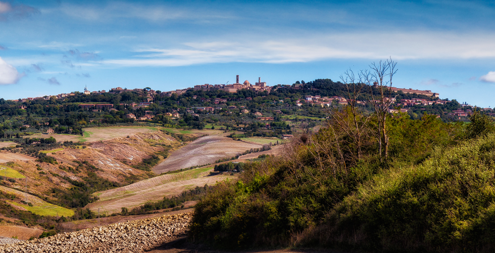 Südansicht von Volterra