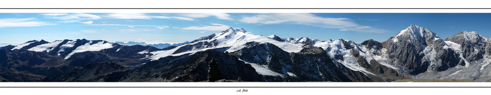 Südblick Hintere Schöntaufspitze