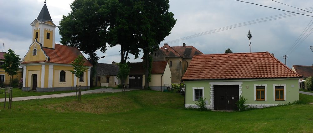 Südböhmisches Dorf Horusice im Landkreis Tábor