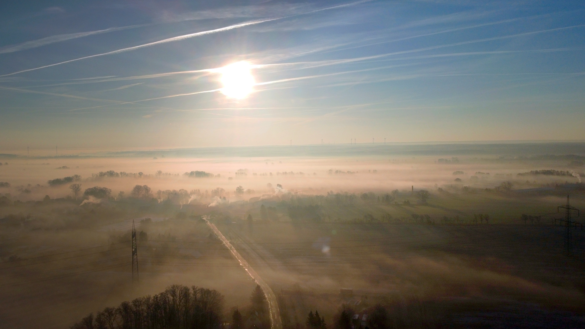 Südbrandenburg im Winter