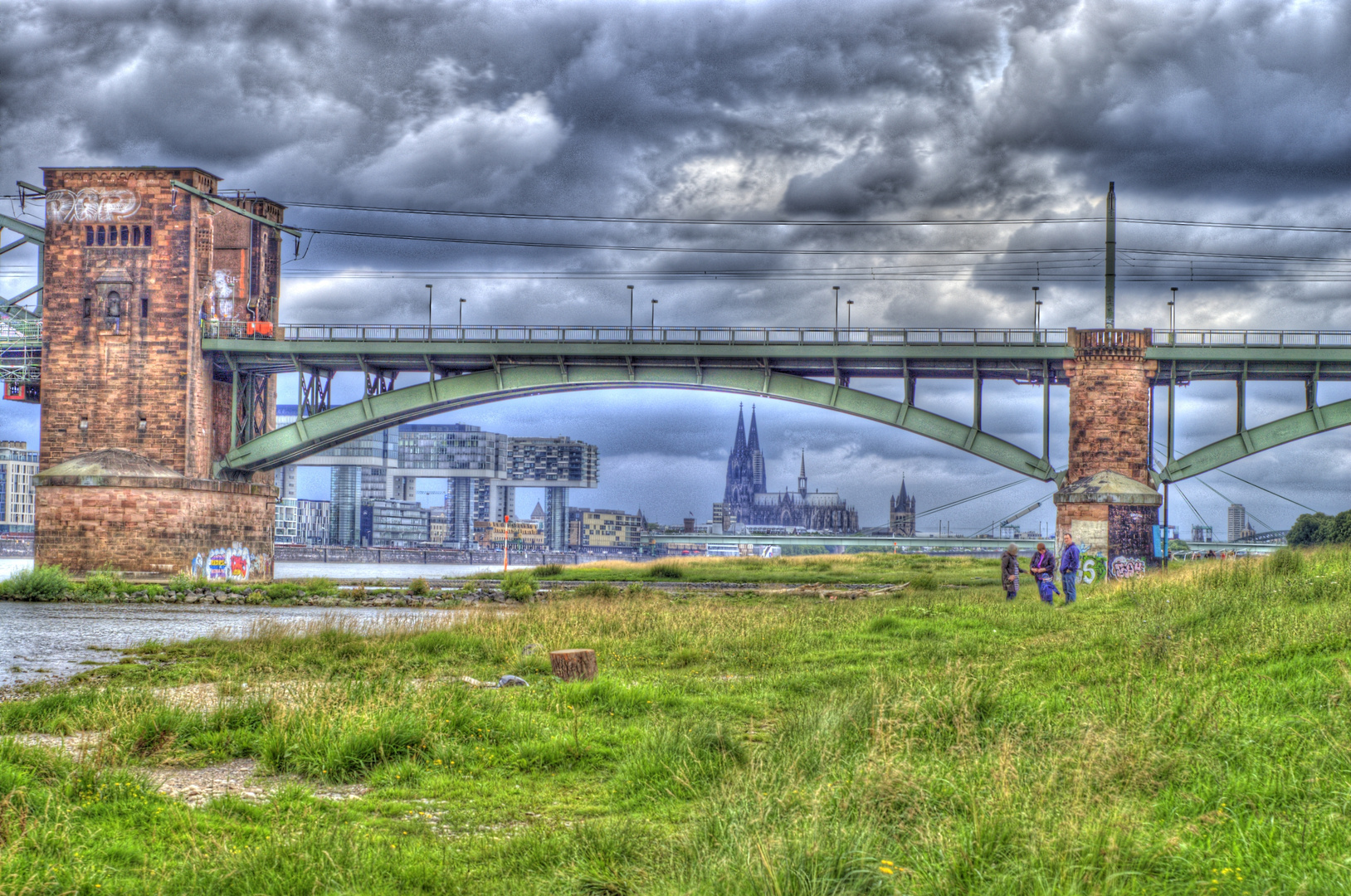 Südbrücke und Kölner Dom