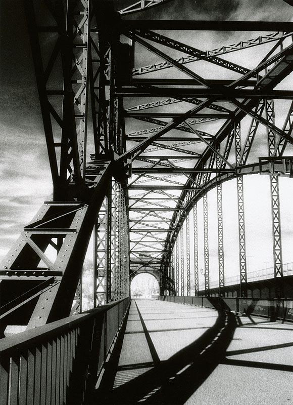 Süderelbbrücke in IR