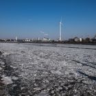 Süderelbe Hamburg - eiskalt