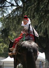 Südfranzösin in typischer Tracht auf Merens.....