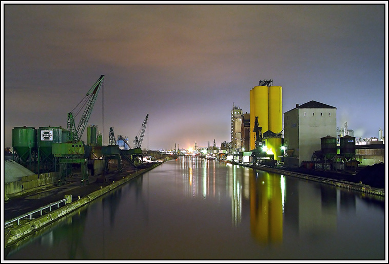 Südhafen Hamm bei Nacht