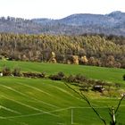 Südharz, Karst, Blick vom Mühlberg, Niesersachswerfen