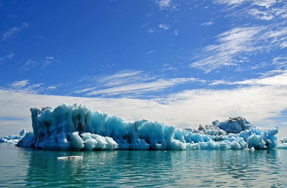 Südisland, auf der Gletscherlagune Jökulsarlon