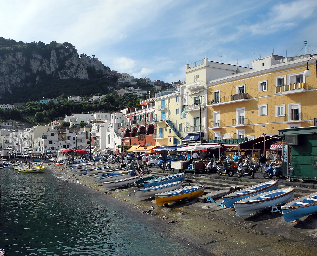 Süditalien (Capri-Neapel): Der Hafen von Capri