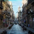 Süditalien (Sizilien): Morgens um 7 Uhr in den Straßen von Palermo