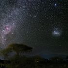 suedliche Milchstrasse ueber dem Kilimanjaro