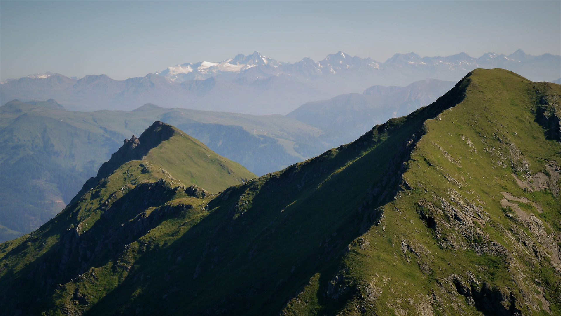 südlicher Blick auf den Großglockner