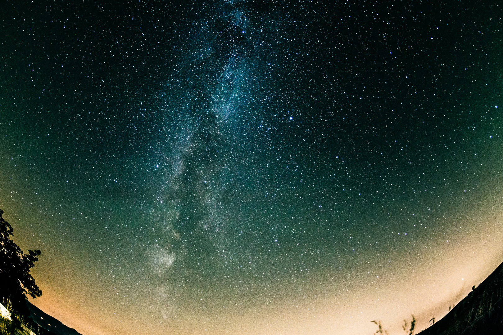 Südlicher Himmel mit Milchstraße (Wasserkuppe, Hessen)