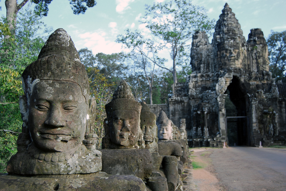 südliches Eingangstor von Angkor Thom