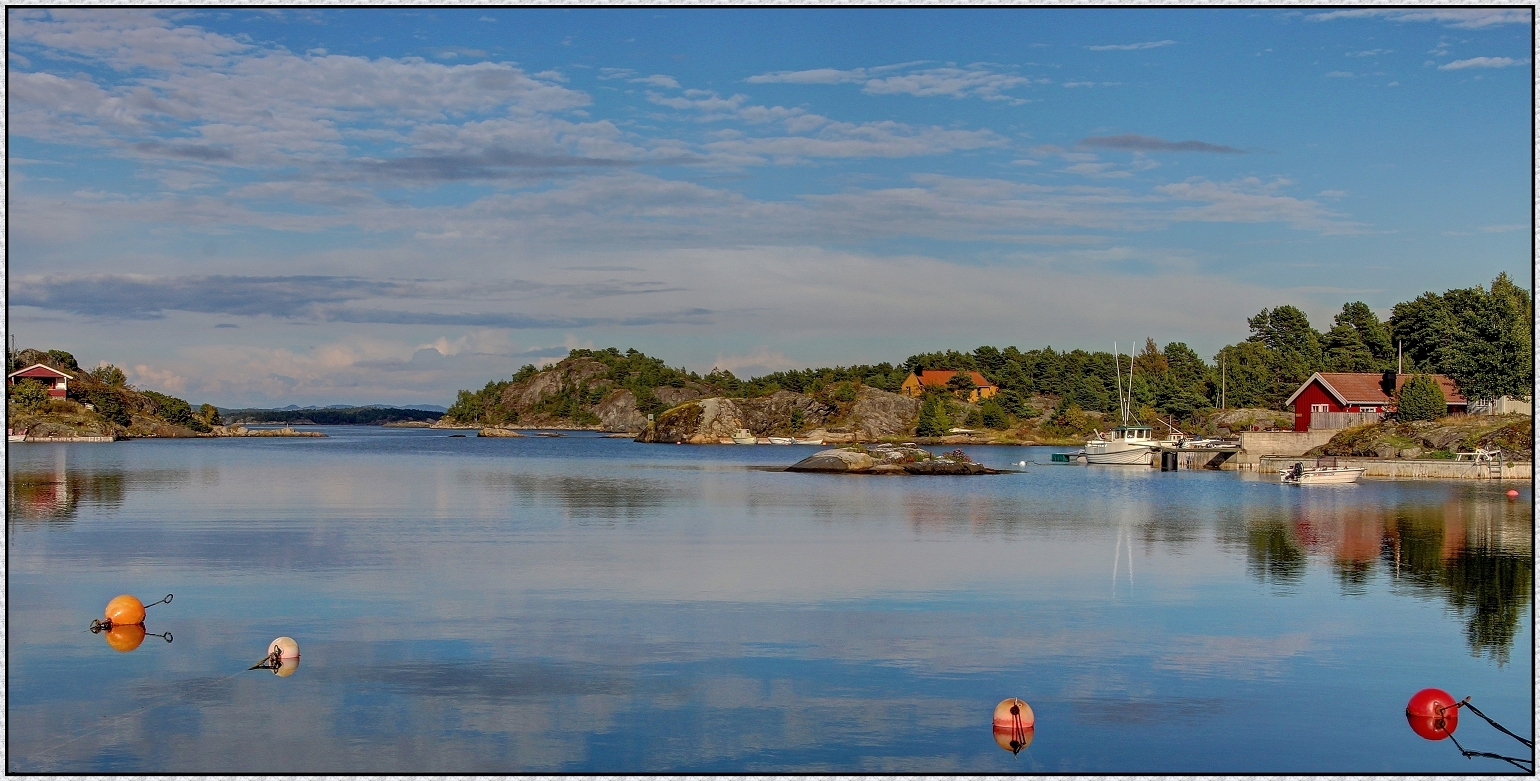 Südnorwegen Skagerrak Feeling beim Kjønnøya Camping ; Norwegenreise 2016