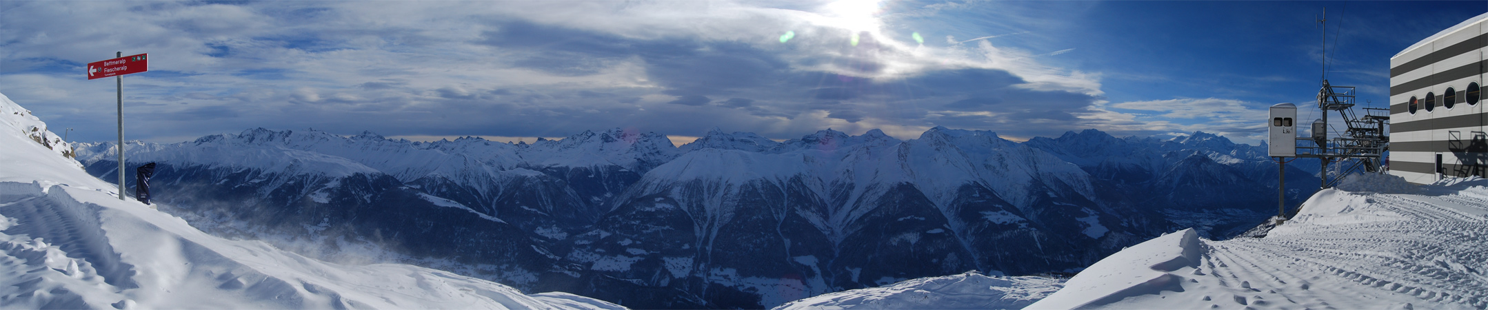 Südpanorama - Rhonetal