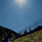 Südschwarzwald: Bergbauern beim Heuen