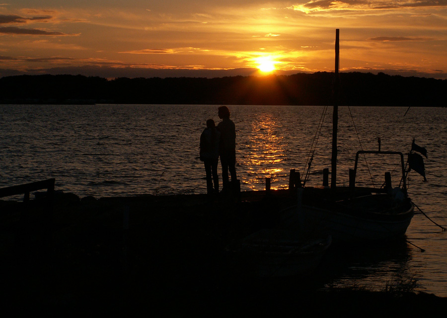 Südschwedischer Sonnenuntergang