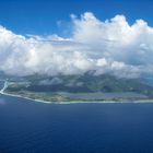 Südseeinsel aus der Albatros-Perspektive