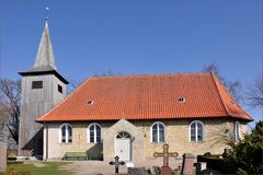 Südseite der Schifferkirche Arnis