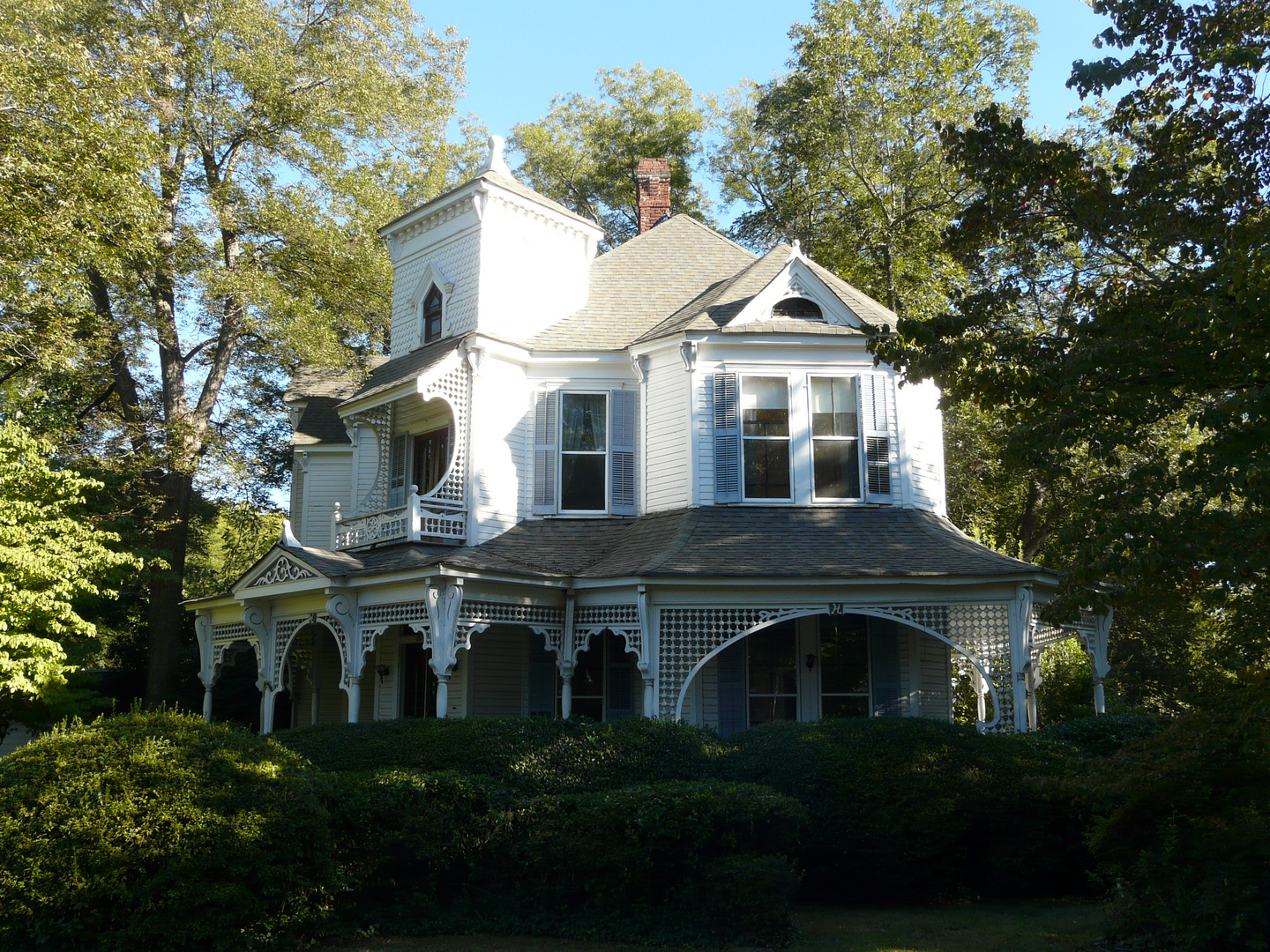 Südstaatenarchitektur in Madison/Georgia