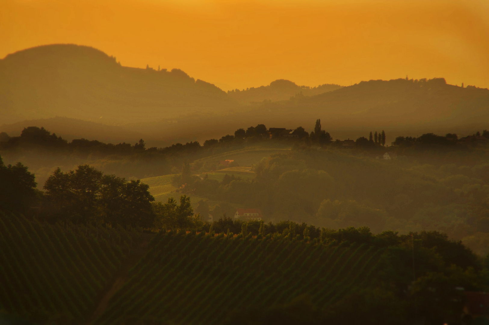 Südsteiermark Sonnenaufgang