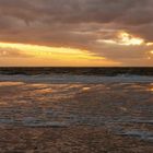 Südstrand Borkum im Herbststurm