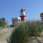 Südstranddüne mit Leuchtturm auf Borkum