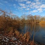 Südteich leicht überfroren