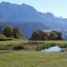 Südtirol 10-2016 Teich vorm Schlern